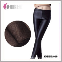 2015 Winter Warm Faked Leather Plus Size Thickening Fleece Leggings
